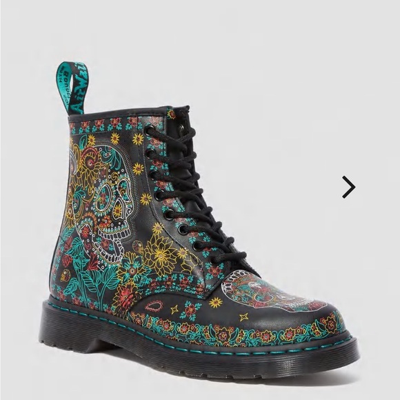 Dr. Martens Shoes - Rare Skull 1460 Skull Dr. Martens